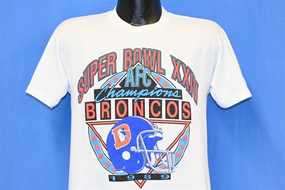 80s Denver Broncos Super Bowl AFC Champs T-shirt